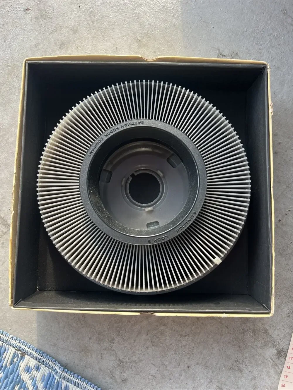 Kodak Carousel Transvue 140 Slide Tray In Original Box